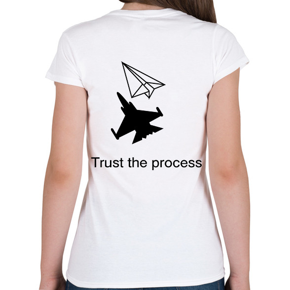 Trust the process-Női V-nyakú póló