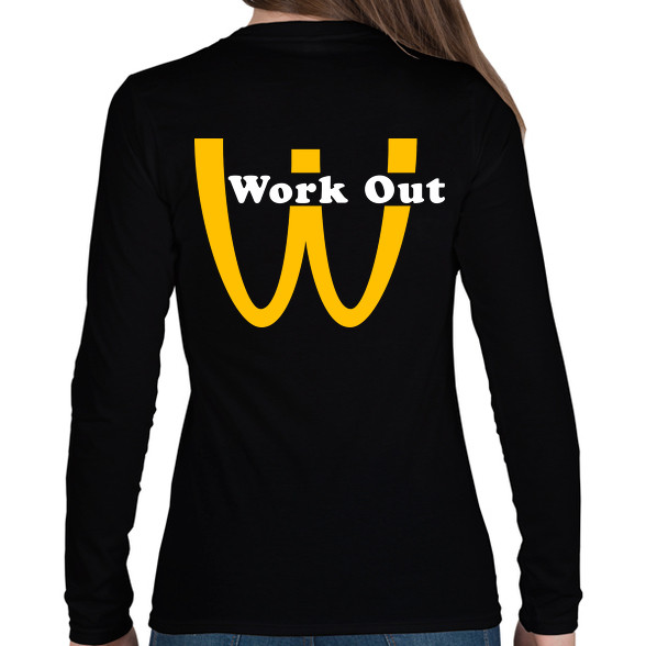 McDonalds Work Out-Női hosszú ujjú póló