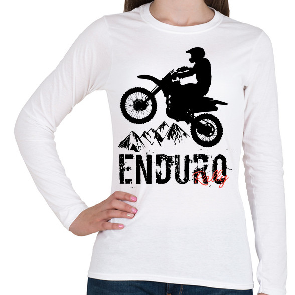 Enduro -Női hosszú ujjú póló