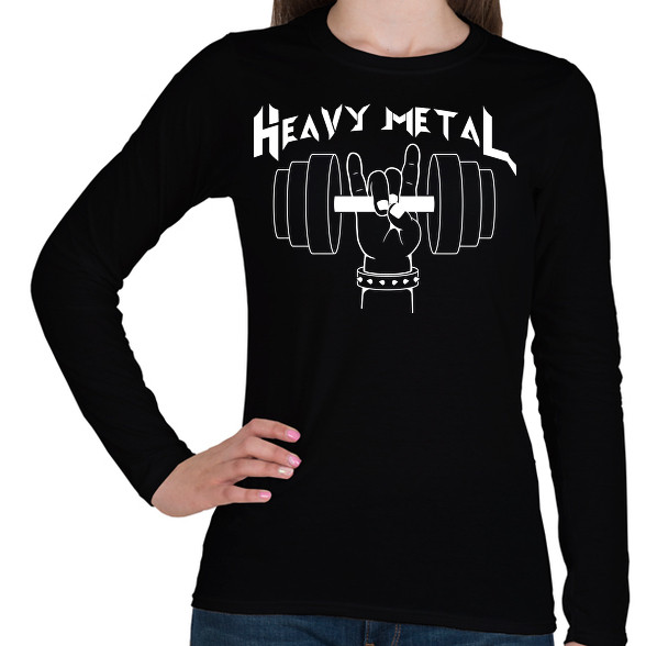 Heavy Metal-Női hosszú ujjú póló