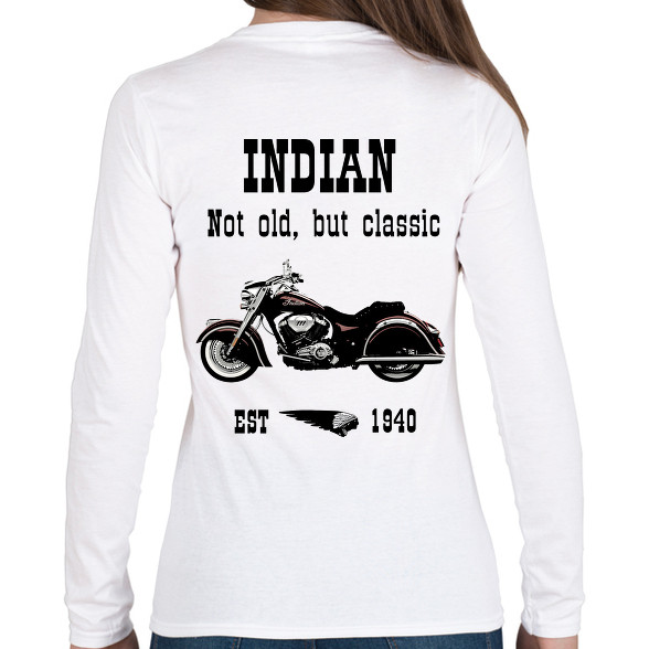 INDIAN MOTORCYCLE-Női hosszú ujjú póló