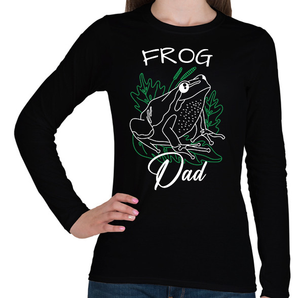 Frog Dad-Női hosszú ujjú póló