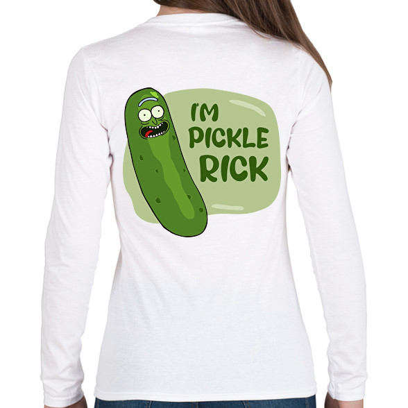 Pickle Rick-Női hosszú ujjú póló