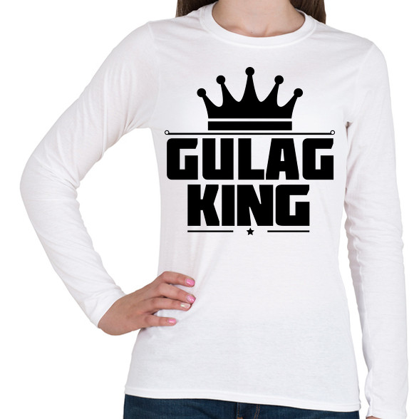 Gulag King-Női hosszú ujjú póló