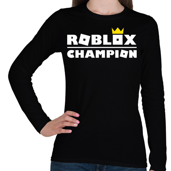 Roblox Champion-Női hosszú ujjú póló