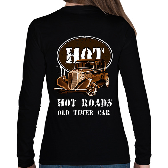 HOT ROADS-Női hosszú ujjú póló