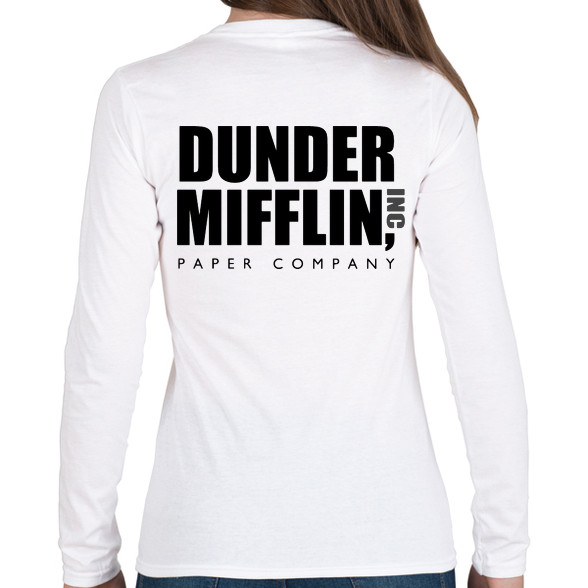 Dunder Mifflin Paper Company-Női hosszú ujjú póló