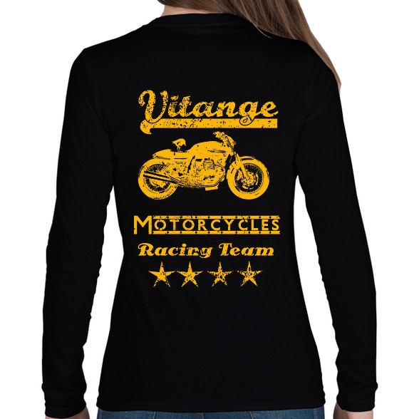 vitange motorcycle racing team-Női hosszú ujjú póló