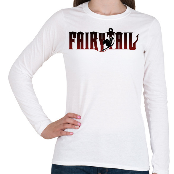 Fairy Tail logo-Női hosszú ujjú póló