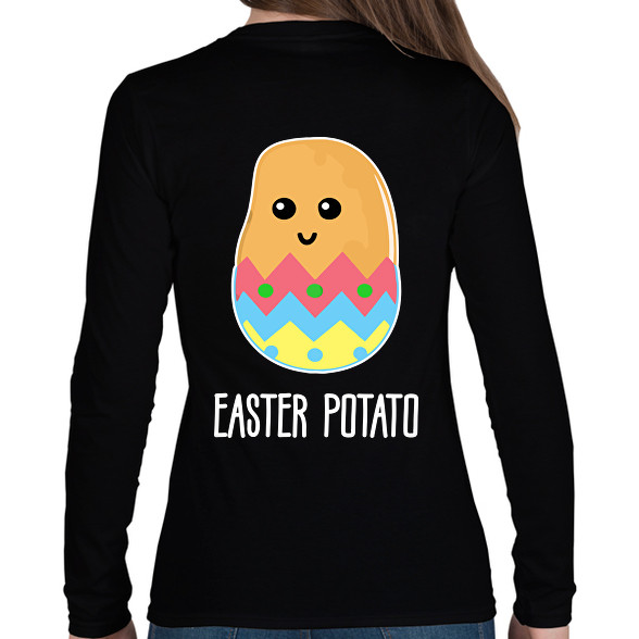 Easter potato-Női hosszú ujjú póló