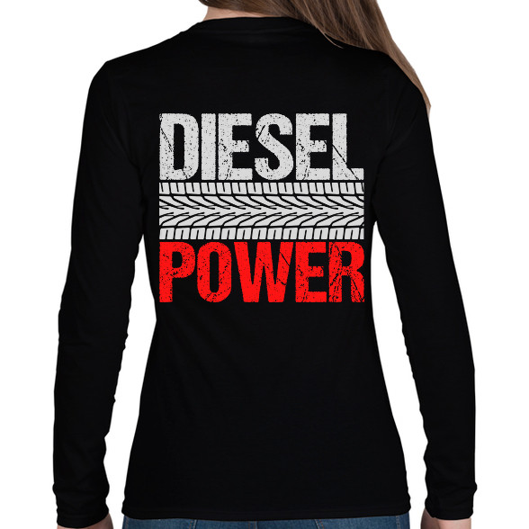 Diesel Power-Női hosszú ujjú póló