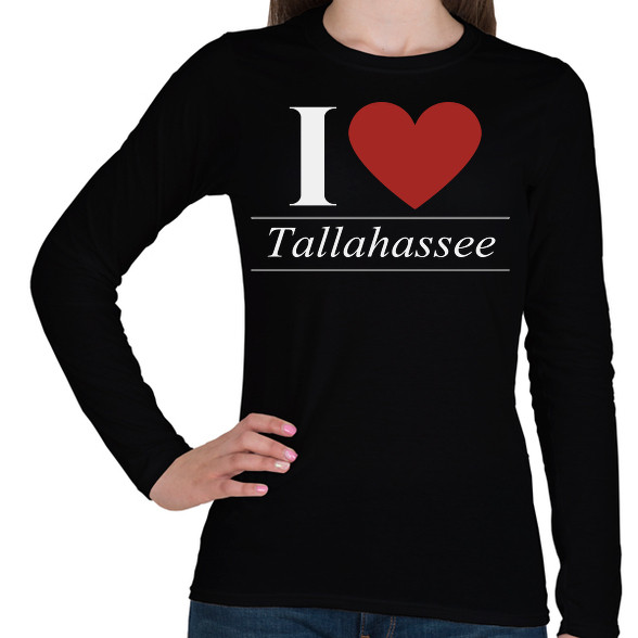 I love tallahassee-Női hosszú ujjú póló