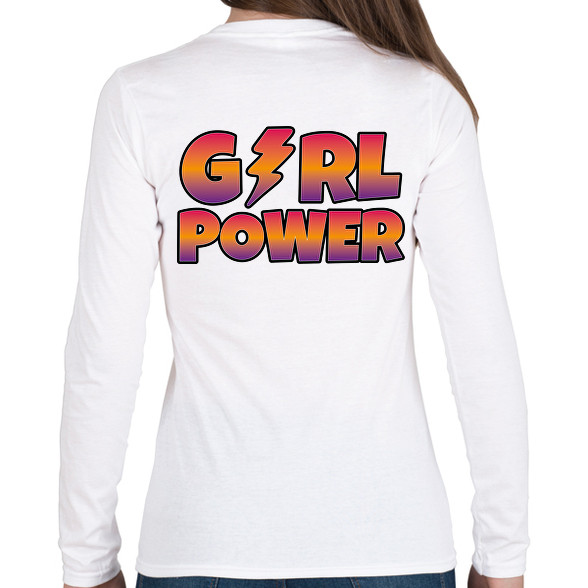 Girl power-Női hosszú ujjú póló