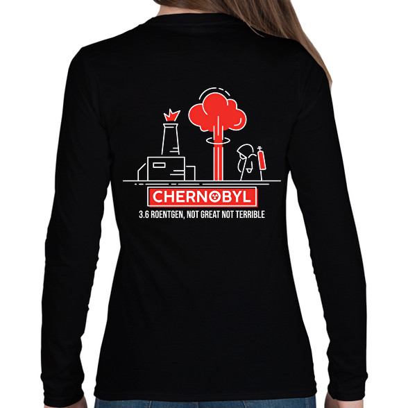 Chernobyl -Női hosszú ujjú póló