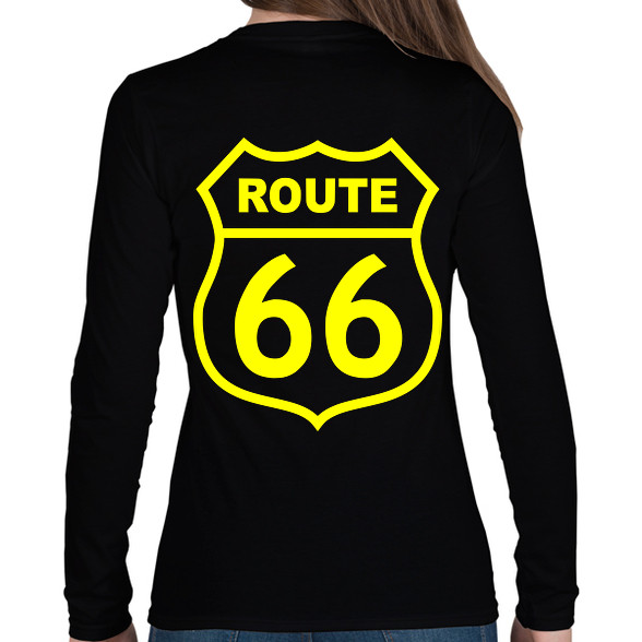 route 66-Női hosszú ujjú póló