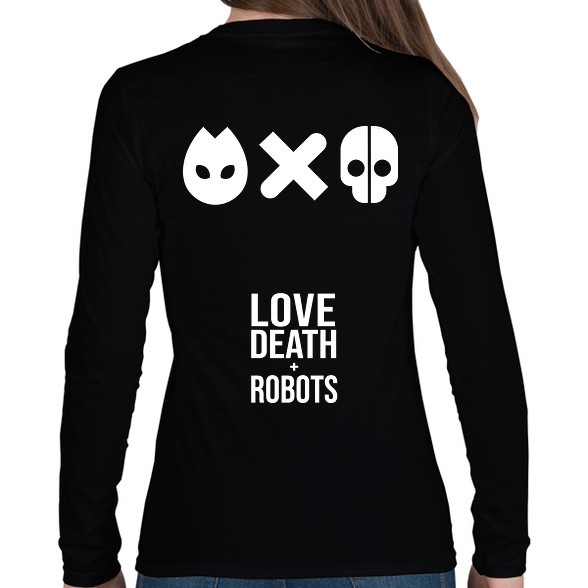 Love Death and Robots logo-Női hosszú ujjú póló