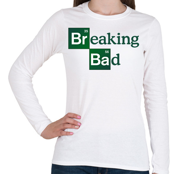 Breaking Bad Logo-Női hosszú ujjú póló