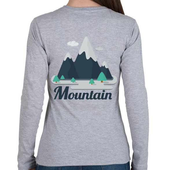 Mountain-Női hosszú ujjú póló