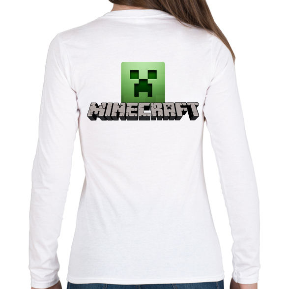 Minecraft-Női hosszú ujjú póló