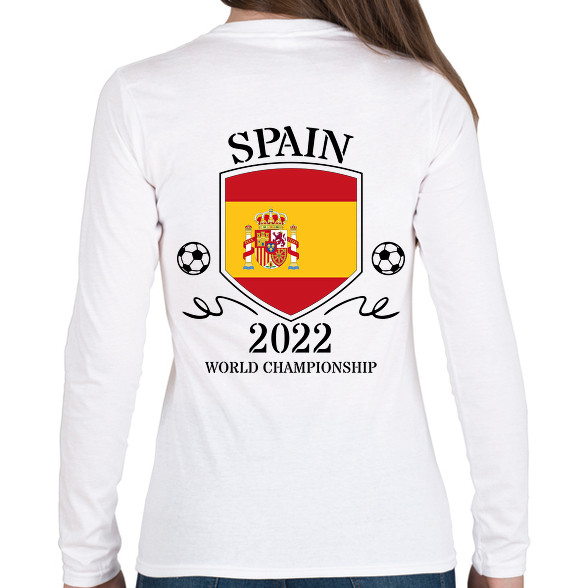 Spain 2022-Női hosszú ujjú póló