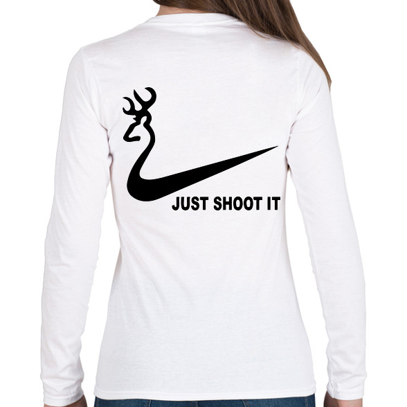 Just shoot it 2-Női hosszú ujjú póló