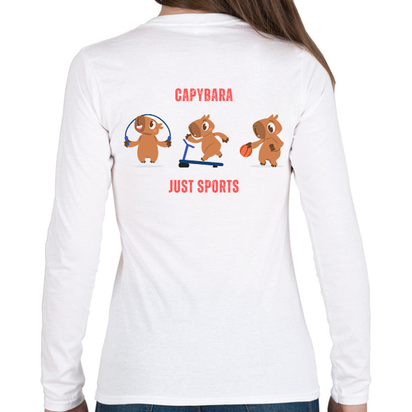 Capybara Just Sports-Női hosszú ujjú póló