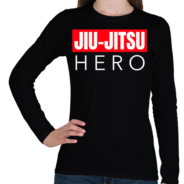 JIU-JITSU HERO-Női hosszú ujjú póló