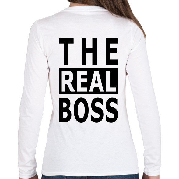 The Real Boss-Női hosszú ujjú póló