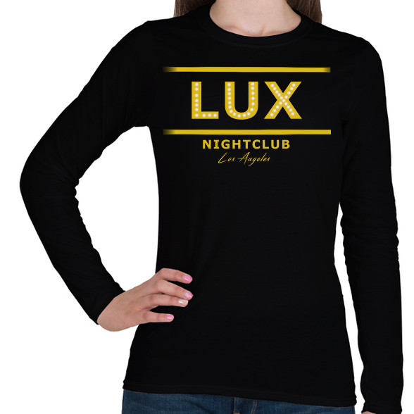 luxnightclub-Női hosszú ujjú póló