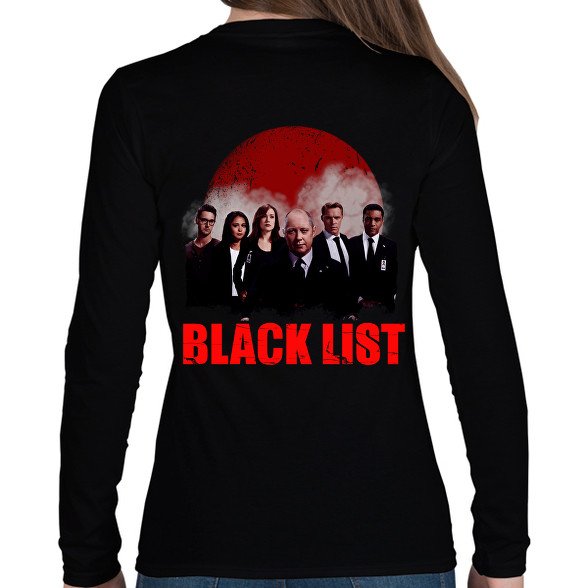 black list poster-Női hosszú ujjú póló