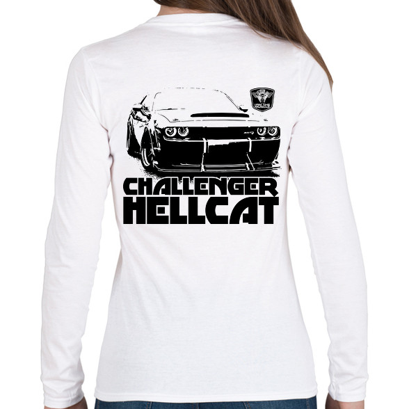 Challenger Hellcat Front-Női hosszú ujjú póló