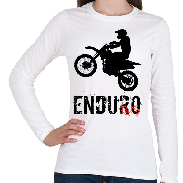 Enduro -Női hosszú ujjú póló