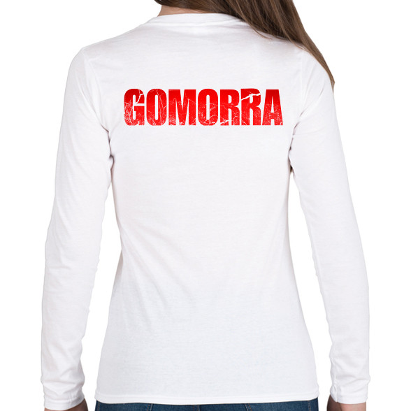 Gomorra logo-Női hosszú ujjú póló