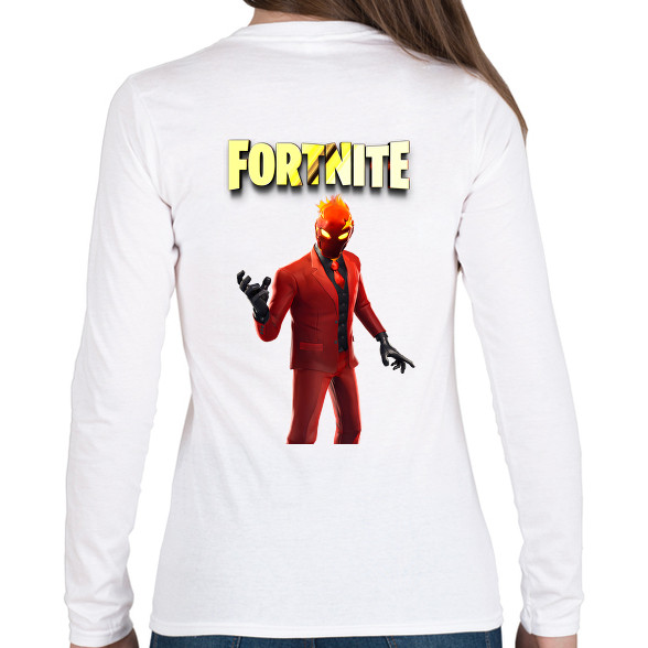 Inferno Fortnite-Női hosszú ujjú póló