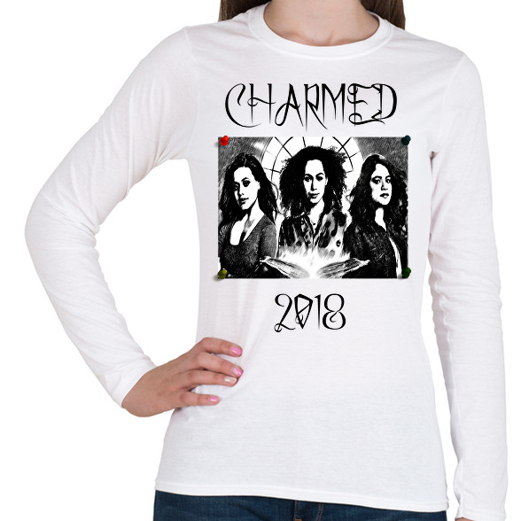 CHARMED 2018 draw-Női hosszú ujjú póló