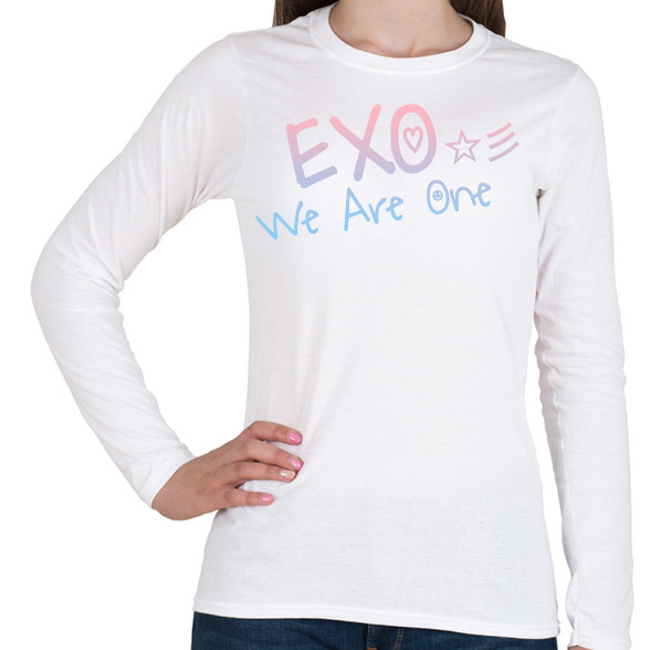 Exo: We are one!-Női hosszú ujjú póló