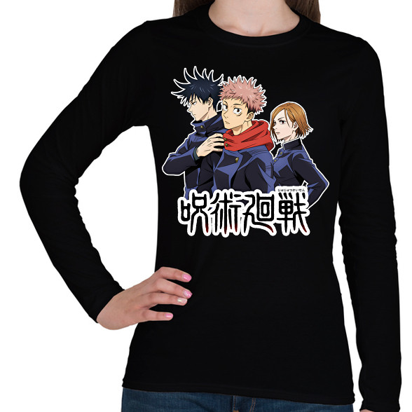 Jujutsu Kaisen-Női hosszú ujjú póló