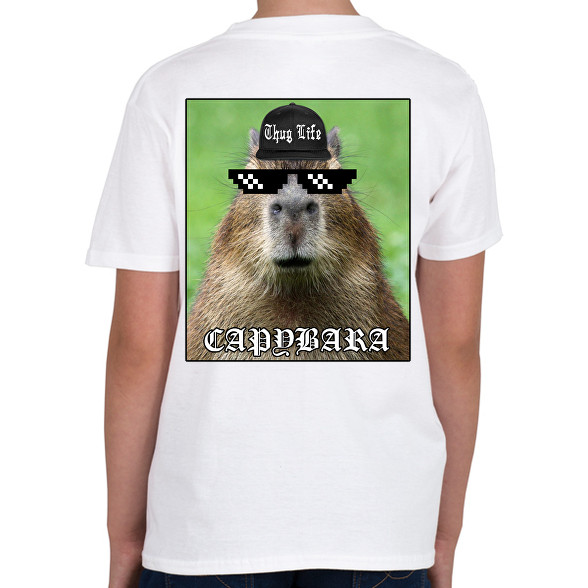 Thug Life Capybara-Gyerek póló