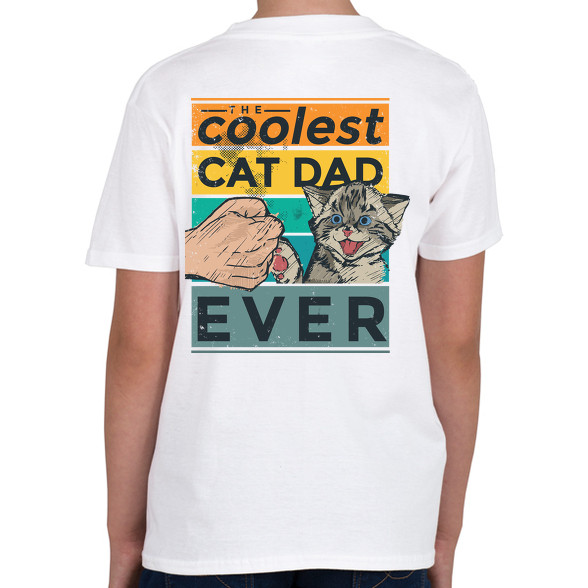 Coolest Cat Dad Ever-Gyerek póló