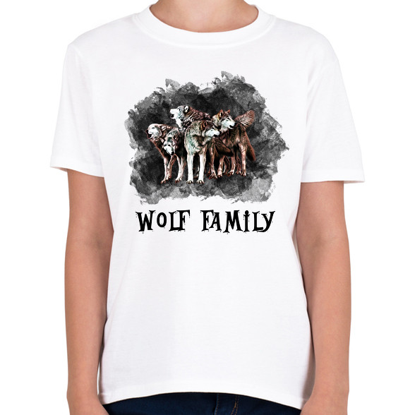 wolf family-Gyerek póló