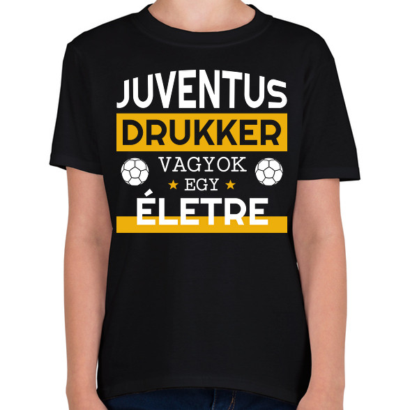 Juventus drukker-Gyerek póló