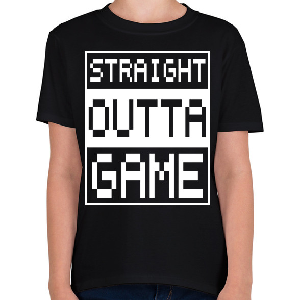 Straight outta Game-Gyerek póló