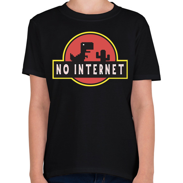 No internet-Gyerek póló