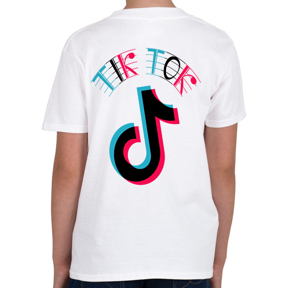 Tik Tok logo-Gyerek póló