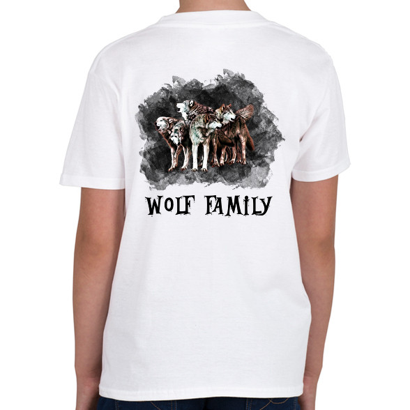 wolf family-Gyerek póló