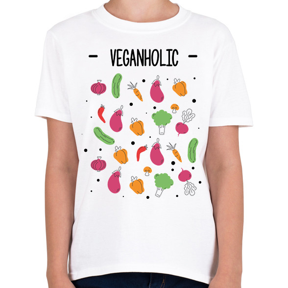 Veganholic-Gyerek póló