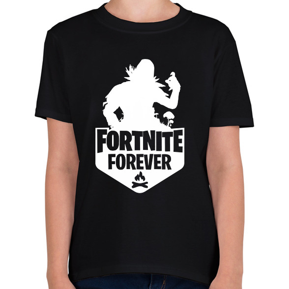 Fortnite Forever - Raven (Fehér)-Gyerek póló