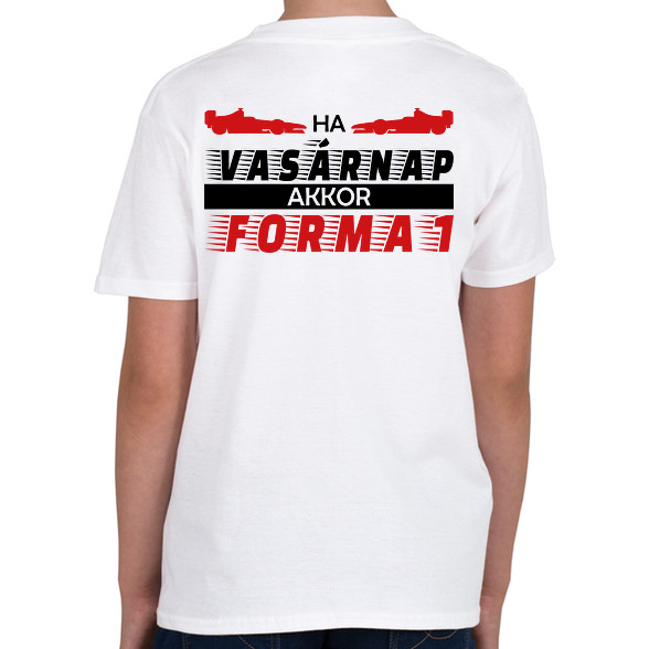 Vasárnap - Forma 1-Gyerek póló