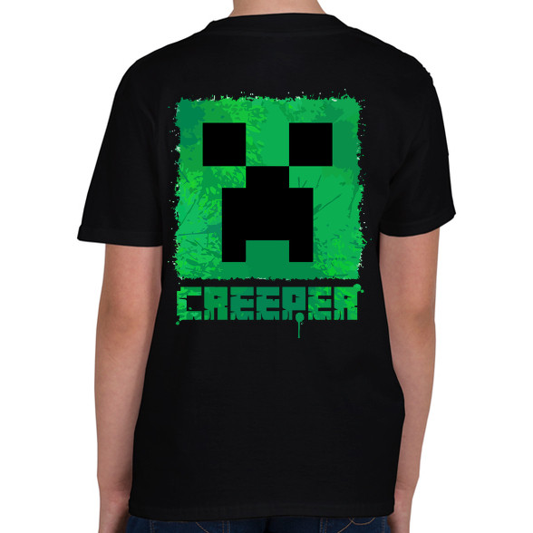 Minecraft Creeper-Gyerek póló