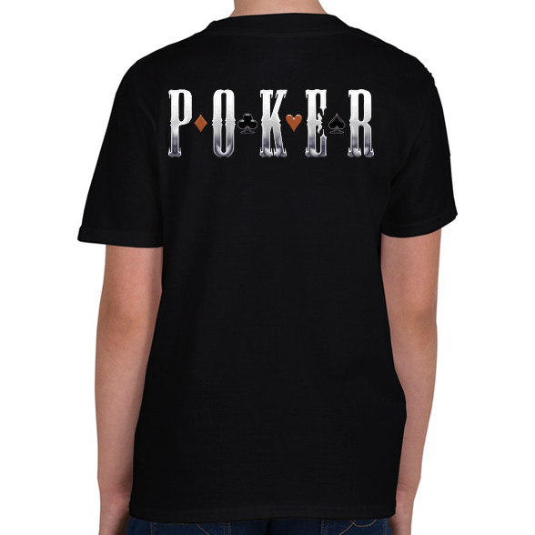 Poker-Gyerek póló